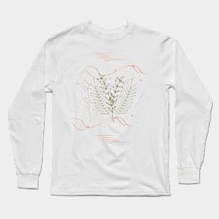 Leaf and flowers Long Sleeve T-Shirt